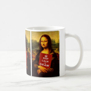 Keep Calm And Draw Coffee Mug