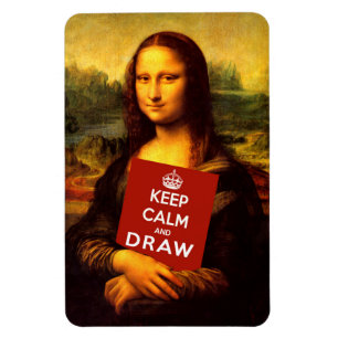 Keep Calm And Draw Magnet