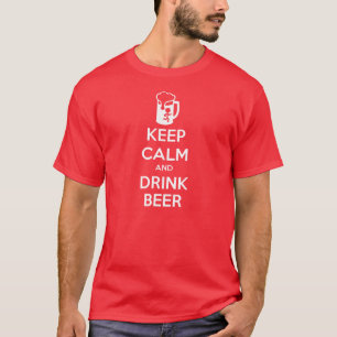Keep Calm and Drink Beer men's tee