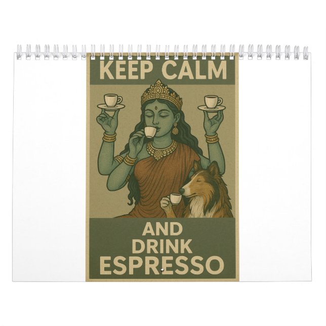 Keep Calm and Drink Espresso Calendar (Cover)