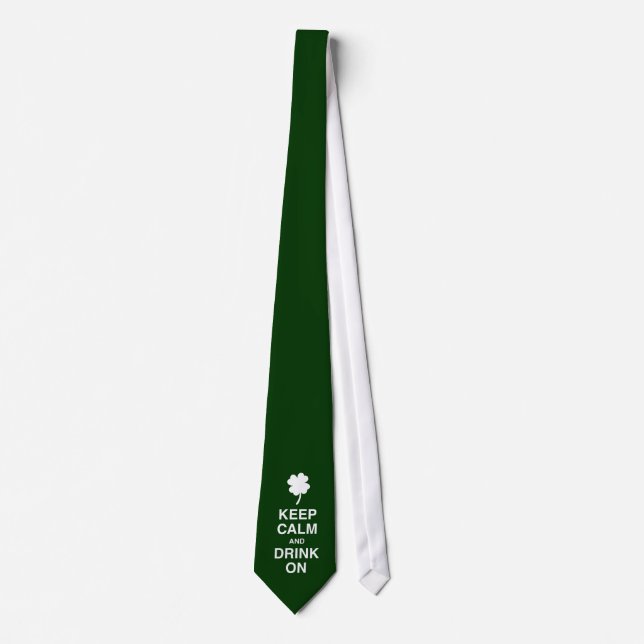 Keep Calm and Drink On Tie (Front)