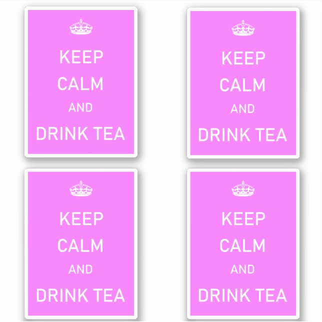 Keep Calm and Drink Tea Meme (Front)