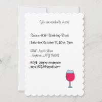 Keep Calm and Drink Wine Birthday