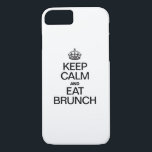KEEP CALM AND EAT BRUNCH iPhone 8/7 CASE<br><div class="desc">KEEP CALM AND EAT BRUNCH</div>