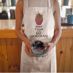KEEP CALM AND EAT CHOCOLATE STANDARD APRON