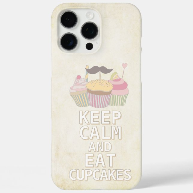 KEEP CALM AND Eat Cupcakes Case-Mate iPhone Case (Back)
