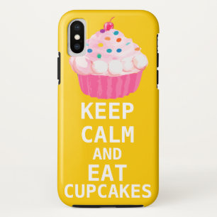 KEEP CALM AND Eat Cupcakes Case-Mate iPhone Case