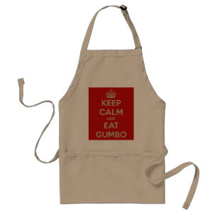 Keep Calm and Eat Gumbo! Standard Apron