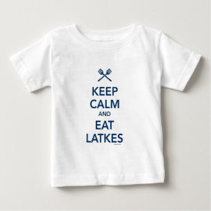 Keep Calm and Eat Latkes Baby T-Shirt