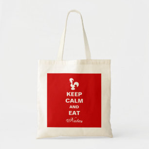 Keep Calm and Eat natas bag