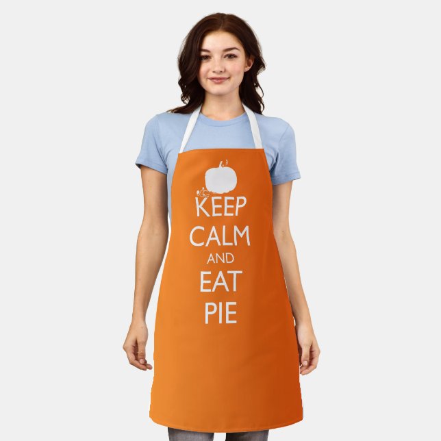 KEEP CALM AND EAT PIE APRON (Worn)