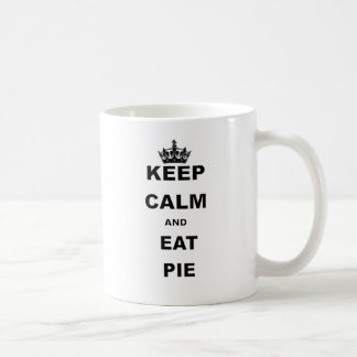 KEEP CALM AND EAT PIE COFFEE MUG