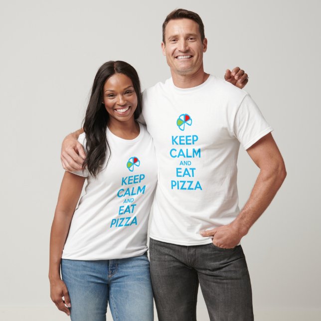 Keep Calm and Eat Pizza 1 T-Shirt (Unisex)
