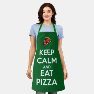 Keep Calm and Eat Pizza 2 Apron