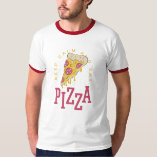 KEEP CALM AND EAT PIZZA - FUNNY T-Shirt