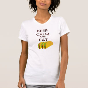 Keep Calm and Eat Tacos Women's Short Sleeve Tee