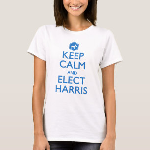 Keep Calm and Elect Harris Vote for Kamala 2024 T-Shirt