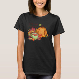 Keep Calm And Enjoy Fall Cute Fall Leaves Autumn P T-Shirt