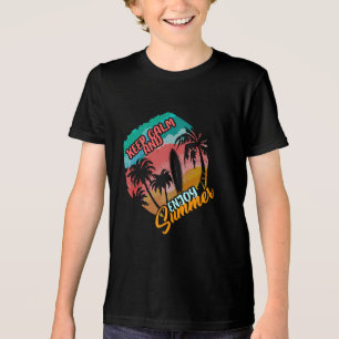 Keep Calm and Enjoy Summer Tri-Blend Shirt