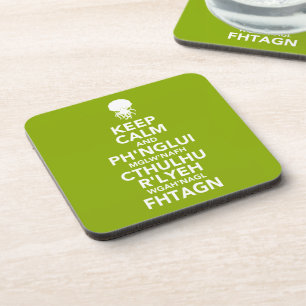 Keep Calm and Fhtagn Coaster