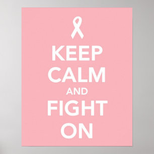 Keep Calm and Fight On Poster