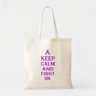 Keep Calm and Fight On Tote Bag