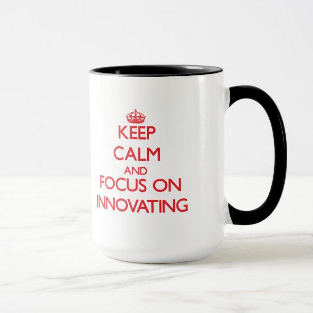 Keep Calm and focus on Innovating Mug (Right)