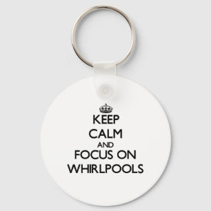 Keep Calm and focus on Whirlpools Key Ring