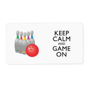 KEEP CALM AND GAME ON - Bowling