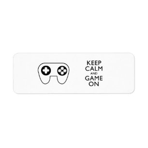 KEEP CALM AND GAME ON - Game pad