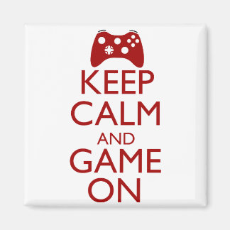 Keep Calm and Game On Magnet
