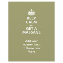 Keep Calm and Get a Massage