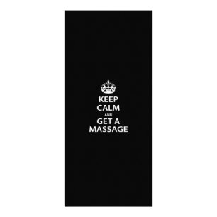 Keep Calm and Get a Massage Rack Card