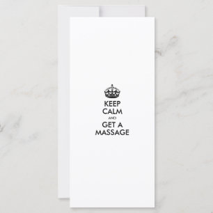 KEEP  CALM  AND  GET A MASSAGE - TEMPLATE TEXT