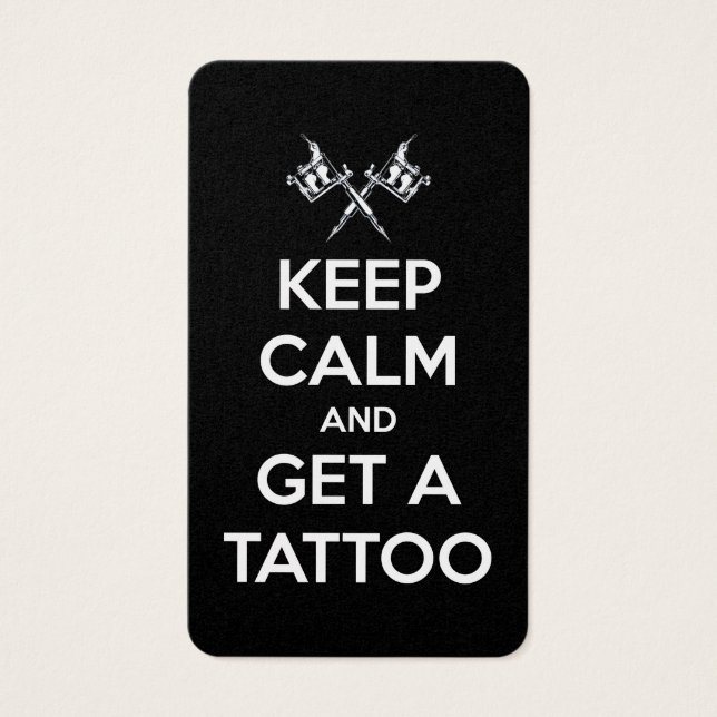 Keep calm and get a tattoo (Front)