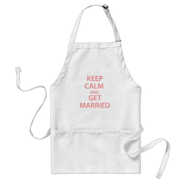 Keep Calm and Get Married! Standard Apron (Front)