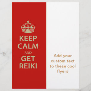Keep Calm and Get Reiki Flyer