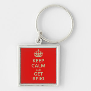 Keep Calm and Get Reiki Key Ring