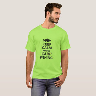 "Keep calm and go carp fishing" tshirt