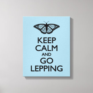 Keep Calm and Go Lepping Canvas Print