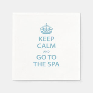 Keep Calm and Go to the Spa Napkin