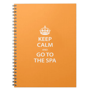 Keep Calm and Go To the Spa Notebook