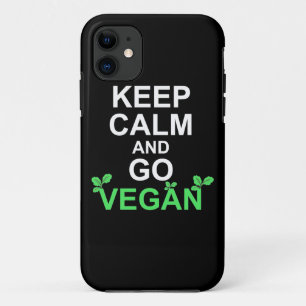 Keep Calm And Go Vegan Case-Mate iPhone Case