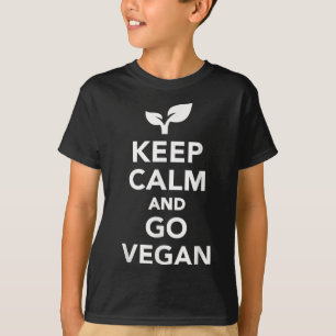 Keep Calm And Go Vegan T-Shirt