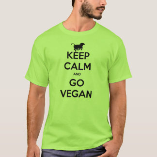 Keep Calm And go Vegan T-Shirt