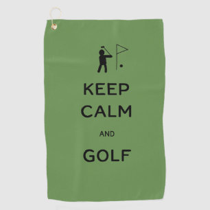 Keep Calm and Golf Towel