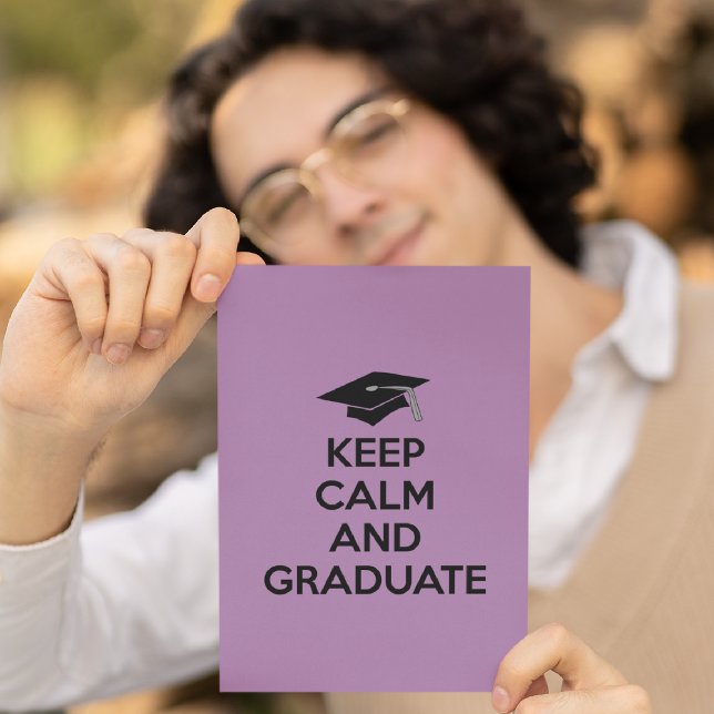 "Keep Calm and Graduate" Graduation Announcements (Creator Uploaded)