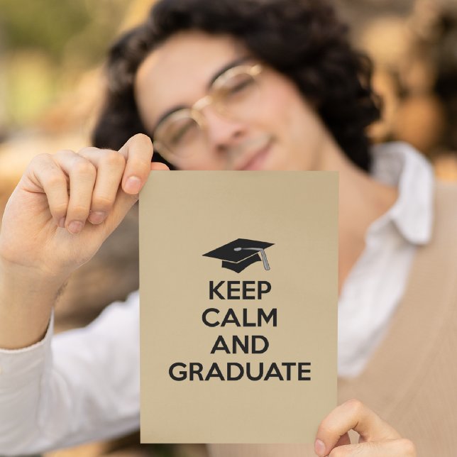 "Keep Calm and Graduate" Graduation Announcements (Creator Uploaded)