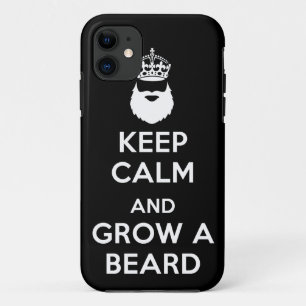 Keep Calm and Grow A Beard Case-Mate iPhone Case