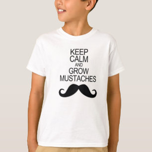 Keep Calm And Grow Moustaches T-Shirt